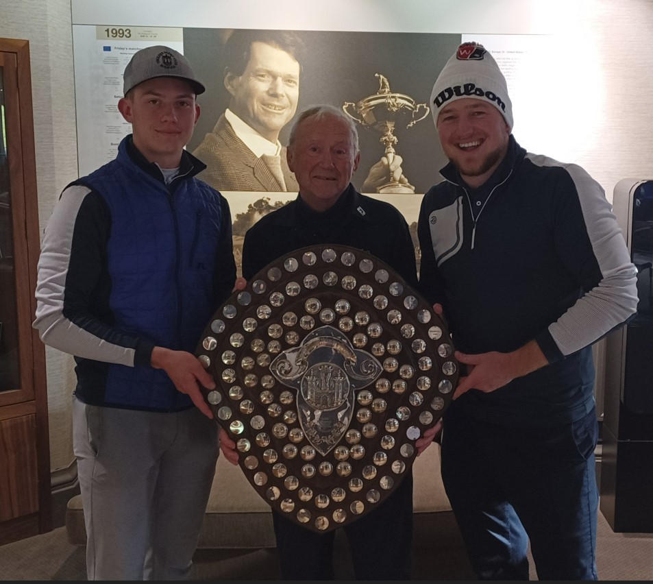 Louis Sanders & Alex Ford win the Bainbridge Shield! Copt Heath Golf